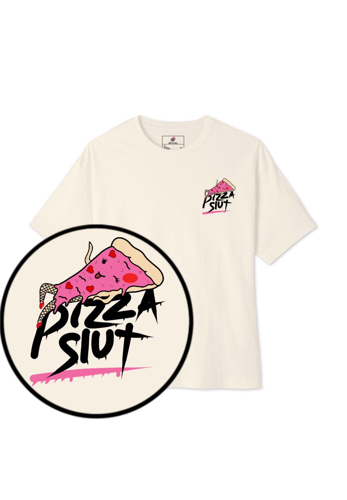 🍕👠 "Pizza Slut" Tee 😏 (Unisex - Lights)