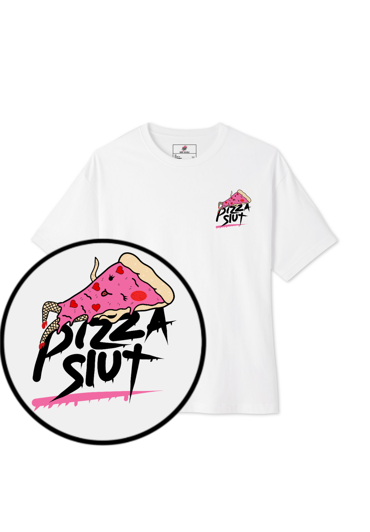 🍕👠 "Pizza Slut" Tee 😏 (Unisex - Lights)