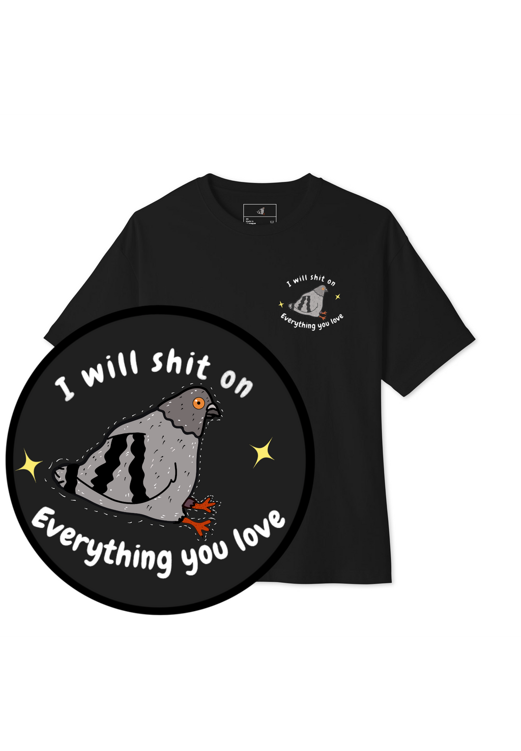 Coo & Destroy Tee (Unisex-Darks)