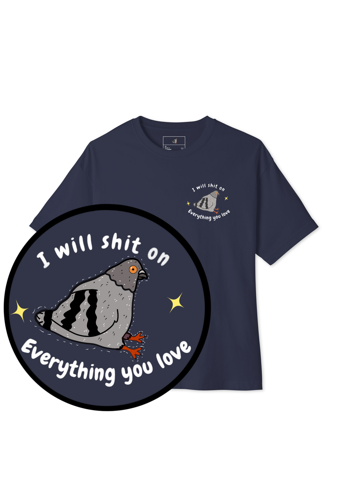 Coo & Destroy Tee (Unisex-Darks)