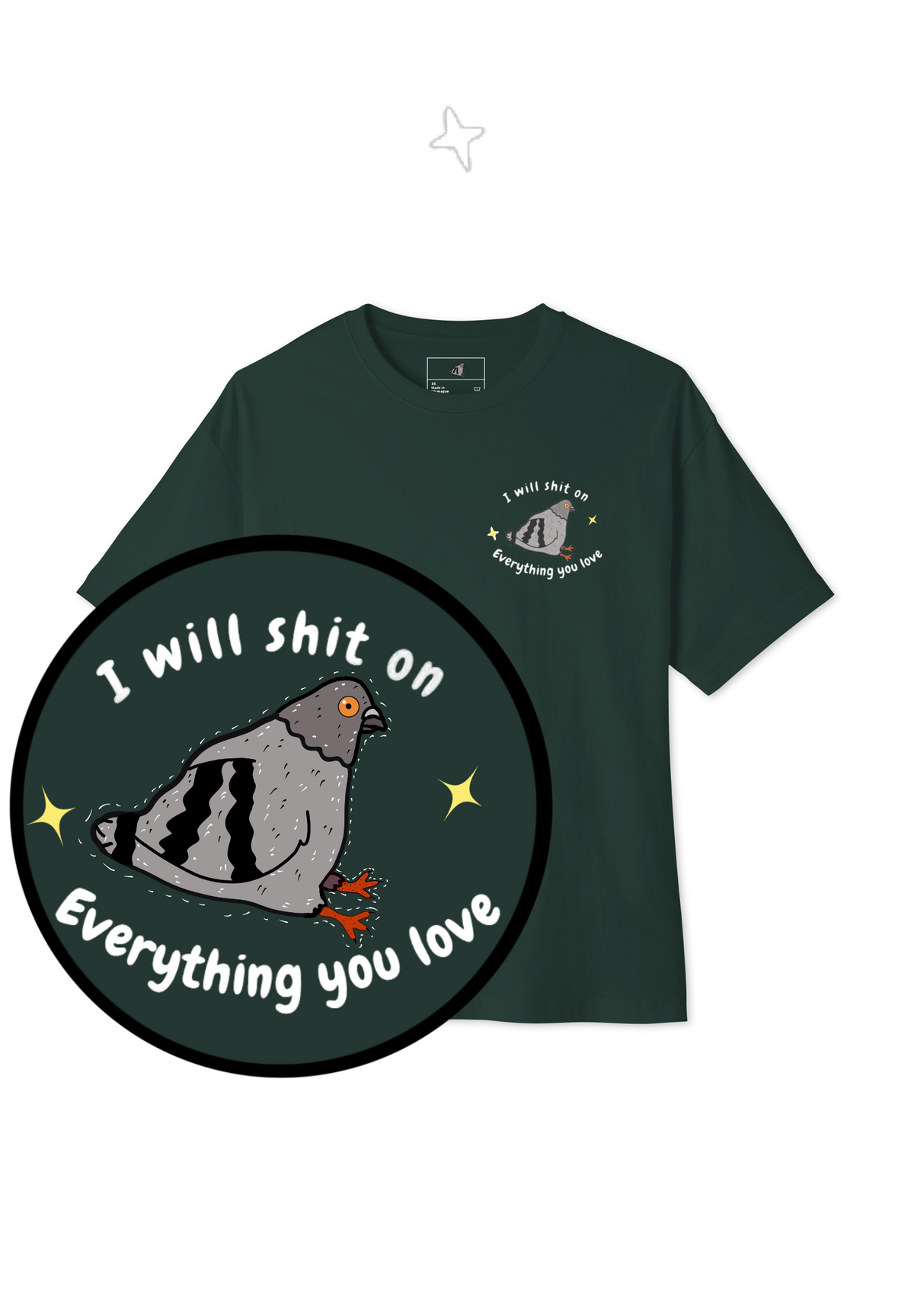Coo & Destroy Tee (Unisex-Darks)