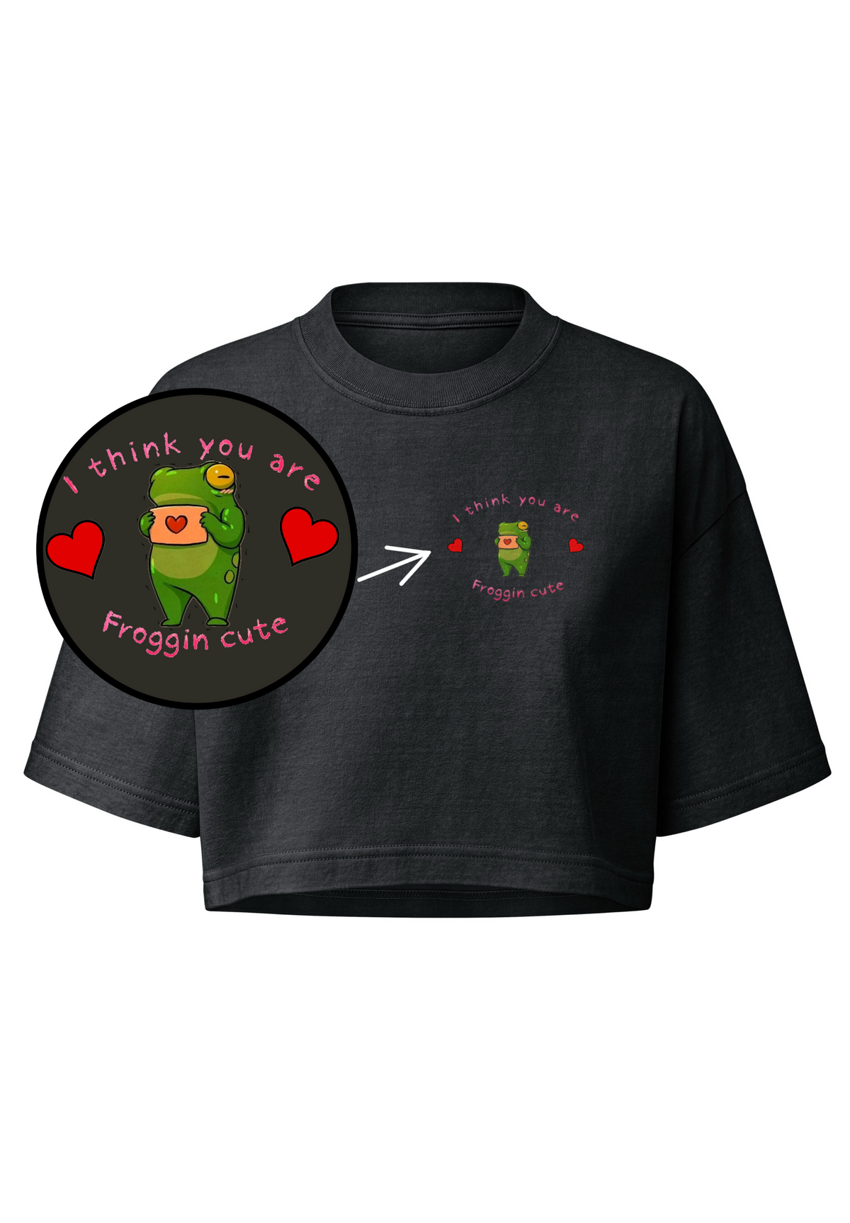 Froggin' Cute Card Tee 🐸💌 (Female)
