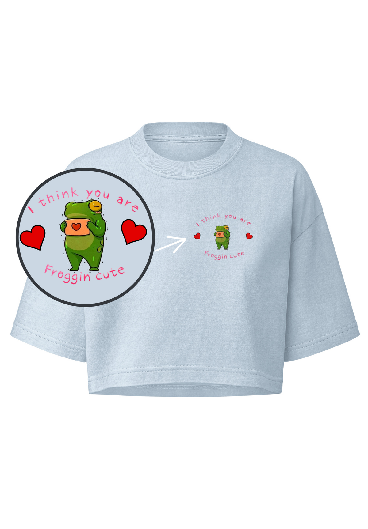 Froggin' Cute Card Tee 🐸💌 (Female)