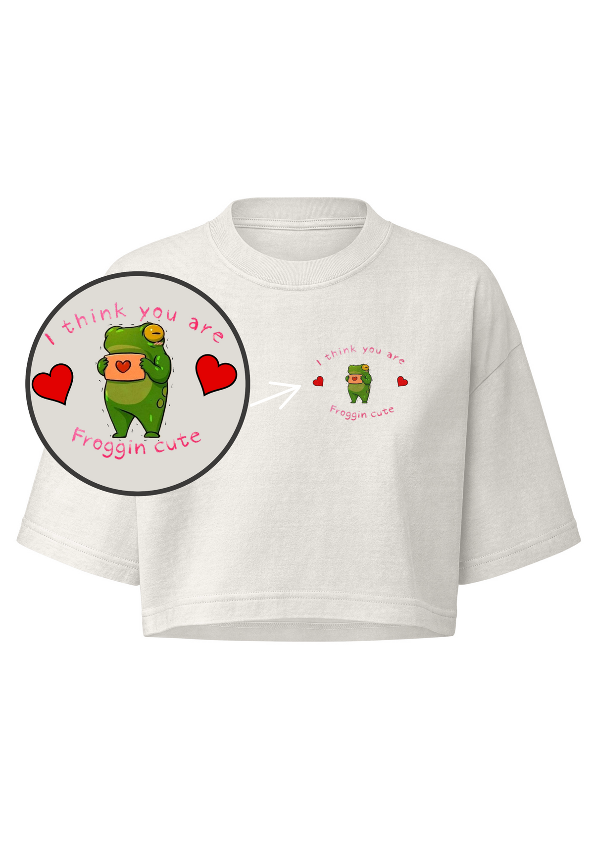 Froggin' Cute Card Tee 🐸💌 (Female)