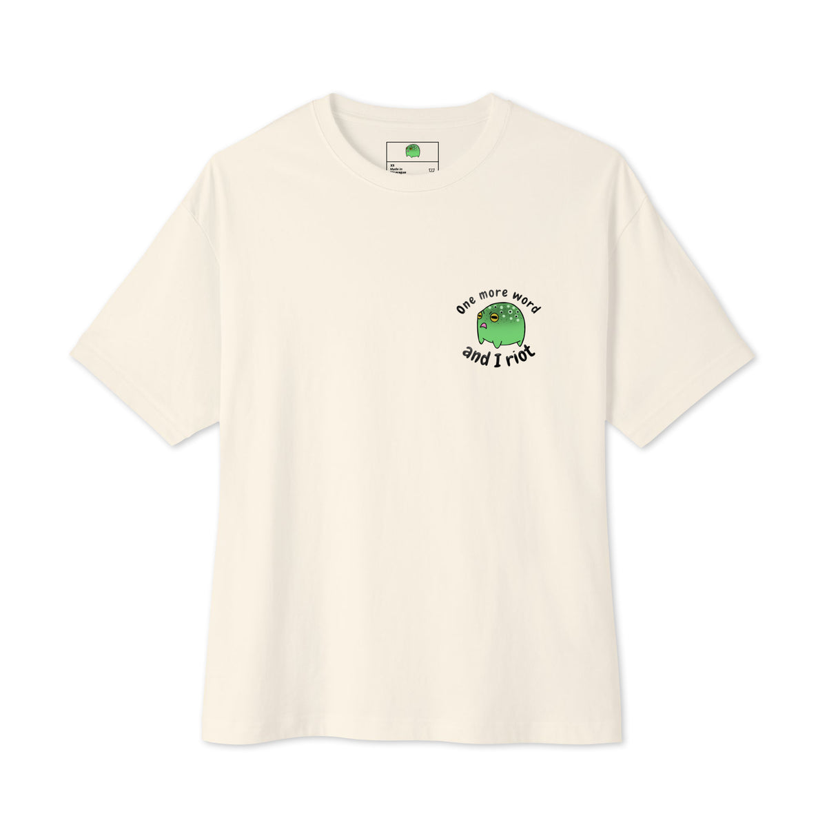 🐸😤🧨 Riot Frog Tee (Unisex - Lights)