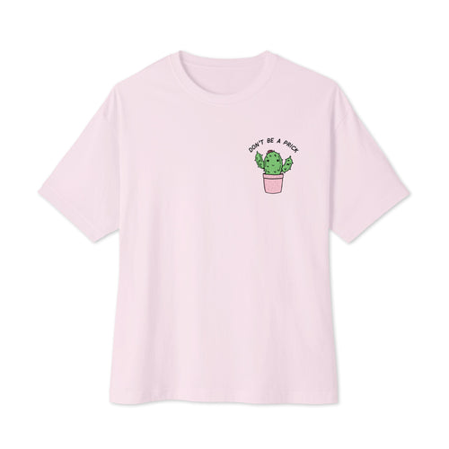 Don't Be A Prick tee in light colors – smiling cactus with middle fingers up | Ribbit Republic (photo 2 of 6)